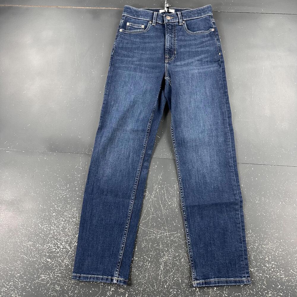 Spanx Jeans Womens 4 Lycra Ankle Slim Jean Jegging Bennet Wash NWT - Picture 3 of 11